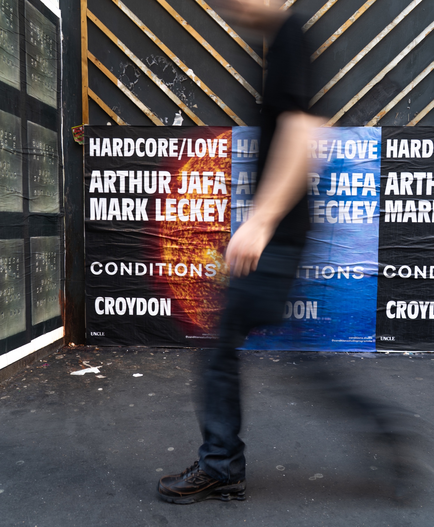 HARDCORE/LOVE wildposting campaign, 2025